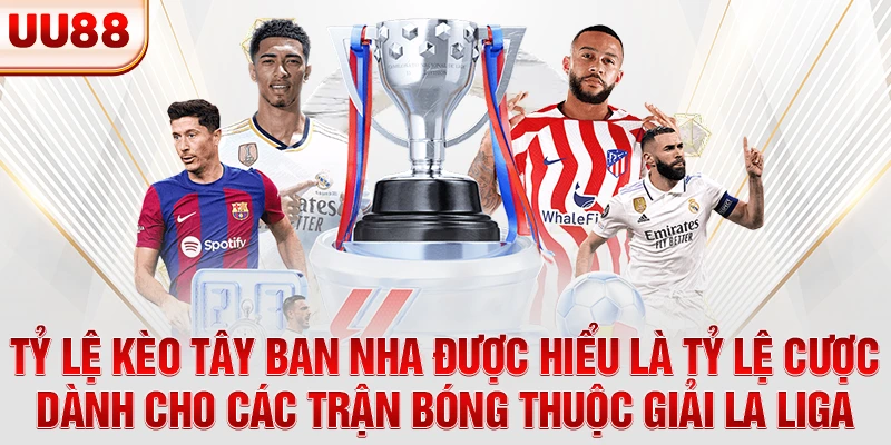 Tỷ lệ kèo Tây Ban Nha được hiểu là tỷ lệ cược dành cho các trận bóng thuộc giải La Liga